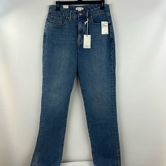 NWT Good American “Good Boy” Curvy Straight Leg Jeans - Picture 1 of 12